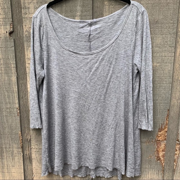 Three Dots 3/4 sleeve tunic - Picture 1 of 4